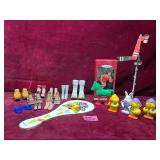 Vintage Toys and Miniature Doll Shoes Lot