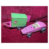 Vintage Nylint Road Runner Roadster & Trailer Set