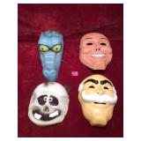 Assorted Vintage Novelty Costume Mask Collection