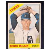 1966 Topps Denny McLain Baseball Card 540
