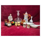 Vintage Porcelain Glass and Serveware Variety Lot
