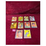 Vintage Topps Baseball Cards Stars Rookie 10 Cards
