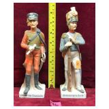 Pair of Vintage French Napoleonic Soldier Statues