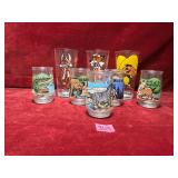 Vintage Welchs Jelly Glasses 8 Piece Variety Lot
