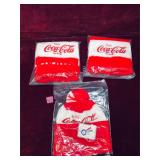 Coca-Cola Vintage Knit Winter Hat and Scarf Lot
