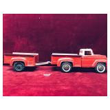 Vintage Hubley Pick Up Truck and Trailer