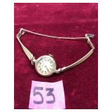 Vintage Gruen Gold Filled Womens Mesh Watch