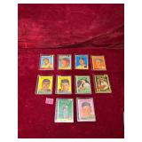 1959 Topps Vintage Baseball Cards 10 Card Lot