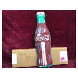Coca-Cola Bottle Tin Sign Thermometer