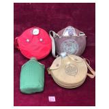 Lot Vintage Camping Canteens