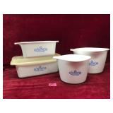Vintage Corning Ware Blue Cornflower Casseroles...