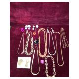 Vintage Costume Necklace and Earring Collection