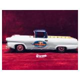 Vintage Ford Lasts Longer Tin Litho Truck