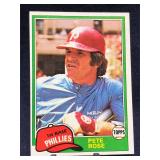 1981 Topps Pete Rose Baseball Card 180