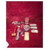 Vintage Metalware Glass and Kitchenware Lot