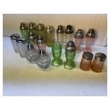 Vintage Depression Glass Salt and Pepper Shakers