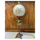 Vintage GWTW Hand Painted Gone With The Wind Lamp