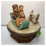 Vintage ANRI Thorens Winter Sleigh Music Box