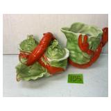 Vintage Royal Bayreuth Lobster Condiment Set