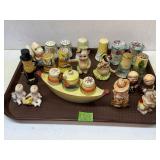 Vintage Novelty Salt and Pepper Shaker Bulk Lot
