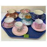 Collectible Antique Porcelain Teacup & Saucer Lot