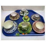 Vintage Occupied Japan Porcelain Teacup Saucer Lot