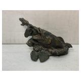 Mark Hopkins Signed Bronze Wildlife Sculpture