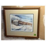 Hermansader Signed The Springhouse Art Print
