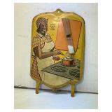 Vintage Black Americana Three Minute Tin Egg Timer