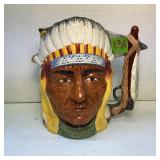 Royal Doulton Custer & Sitting Bull Antagonist Mug