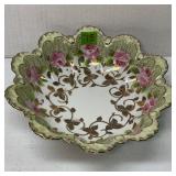 Antique Nippon Morimura Hand Painted Rose Bowl