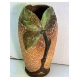Vintage Weller Pottery Apple Tree Art Glass Vase