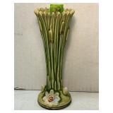 Weller Ardsley Green Cattail Vase 7.25ï¿½