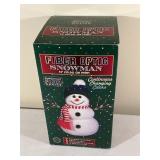 SightSational 14-Inch Fiber Optic Lighted Snowman