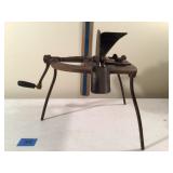 Antique 1863 Cast Iron Cherry Pitter Stoner