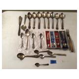 Vintage Collector Spoon and Flatware Estate Lot
