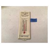Vintage Erb Bros Mobil Used Cars Thermometer