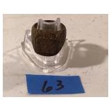 Antique Cast Bronze Signet Style Monogram Ring