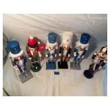 Collectible Holiday Wooden Nutcracker Six Piece