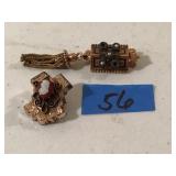 Antique Cameo Brooch and Tassel Pendant Lot