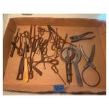 Antique Buttonhooks and Vintage Kitchen Tools
