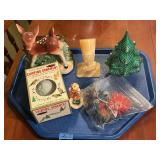 Vintage Holiday Decor and Collectibles Lot