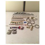 Vintage Costume & Souvenir Jewelry Collection Lot
