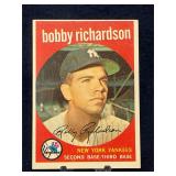 1959 Topps Bobby Richardson Yankees No 76
