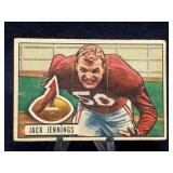 1951 Bowman Jack Jennings Cardinals Number 98