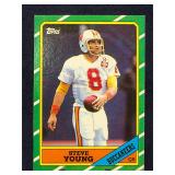 1986 Topps Steve Young 374 Buccaneers Rookie