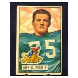 1951 Bowman John Prchlik 100 Detroit Lions