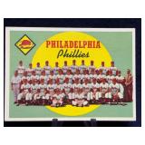 1958 Topps Baseball Phillies Team Checklist Card