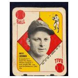 1951 Topps Red Backs Whitey Lockman No 41