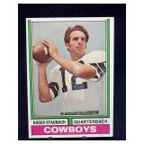 1974 Topps Roger Staubach Cowboys Card 500